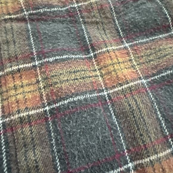 Vintage Nordstrom Flannel Shirt Button Down Shirt 100% Cotton Medium - Picture 5 of 10